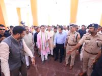 CM Checked out the vibrant preparations at Mata Tripurasundari Temple, Udaipur, for inaugural puja & grand redevelopment launch.