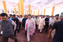 CM Checked out the vibrant preparations at Mata Tripurasundari Temple, Udaipur, for inaugural puja & grand redevelopment launch.