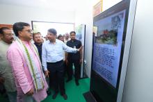 CM Checked out the vibrant preparations at Mata Tripurasundari Temple, Udaipur, for inaugural puja & grand redevelopment launch.